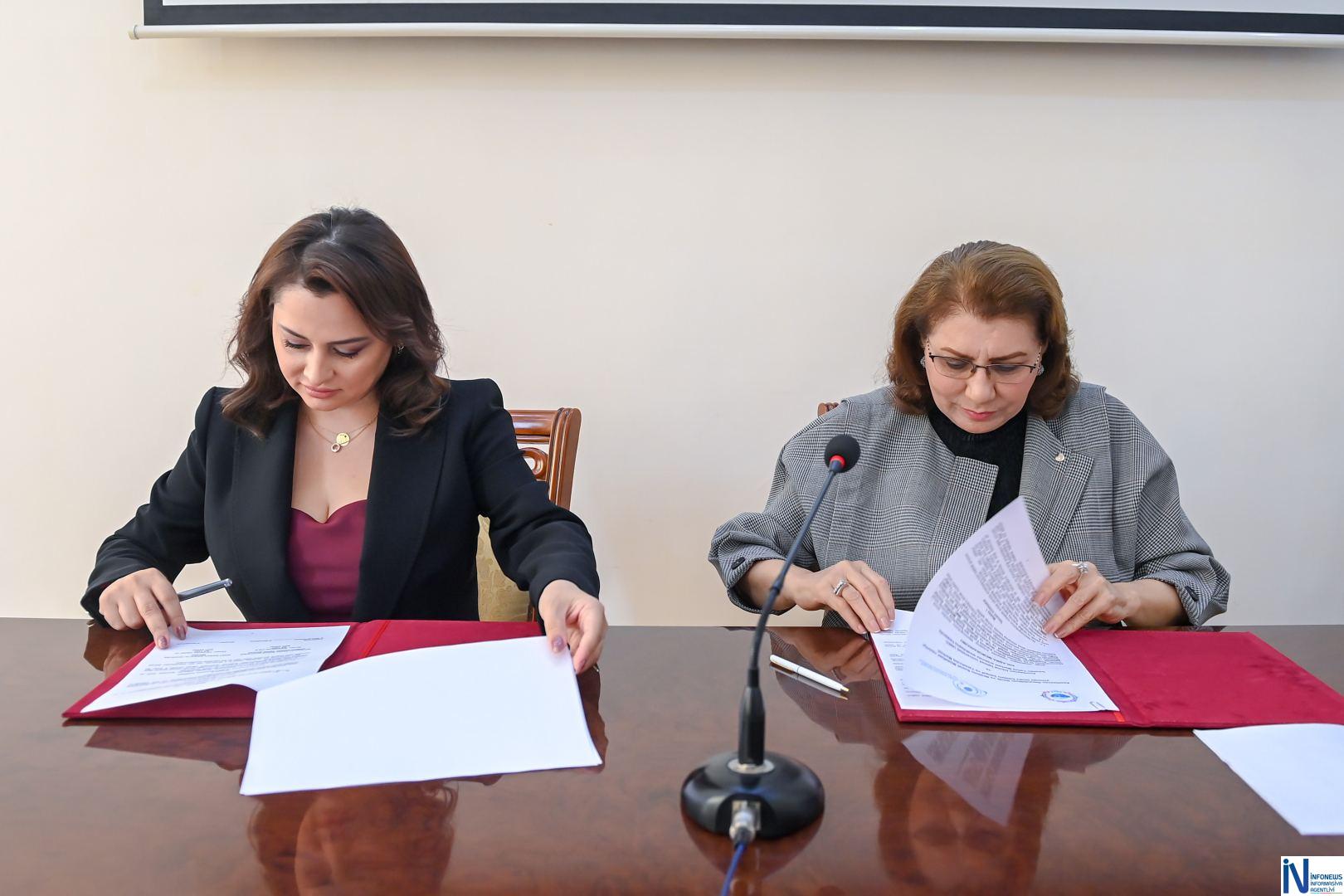 DOST İnklüziv İnkişaf və Yaradıcılıq Mərkəzi ilə UNEC arasında əməkdaşlıq memorandumu imzalanıb