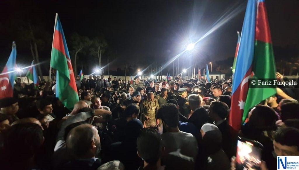 Şəhid Amin Qəfərli ilə vida mərasimi keçirilib